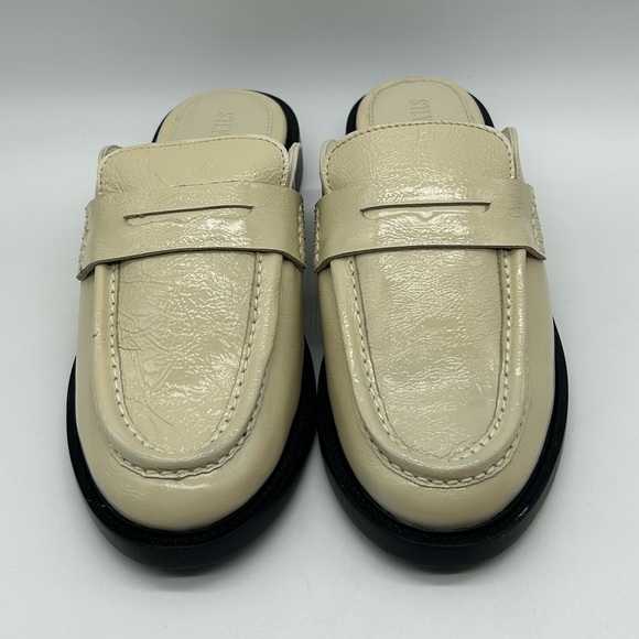 Steve Madden Mulberry Bone Leather Mule Loafers Size 8.5 | New in Box main image 10